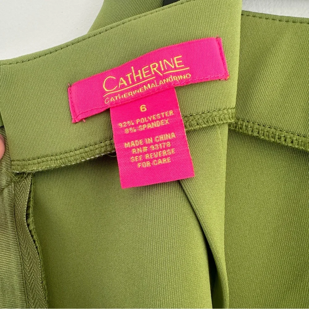 Catherine Malandrino Classic Pencil Skirt in Green Size 6 - Picture 6 of 9